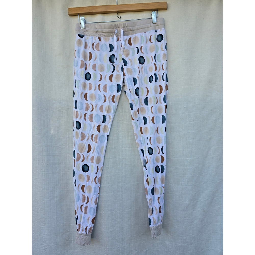 Little Sleepies Pajama Pants Womens Small Moon Phases Lunaluxe Bamboo Joggers